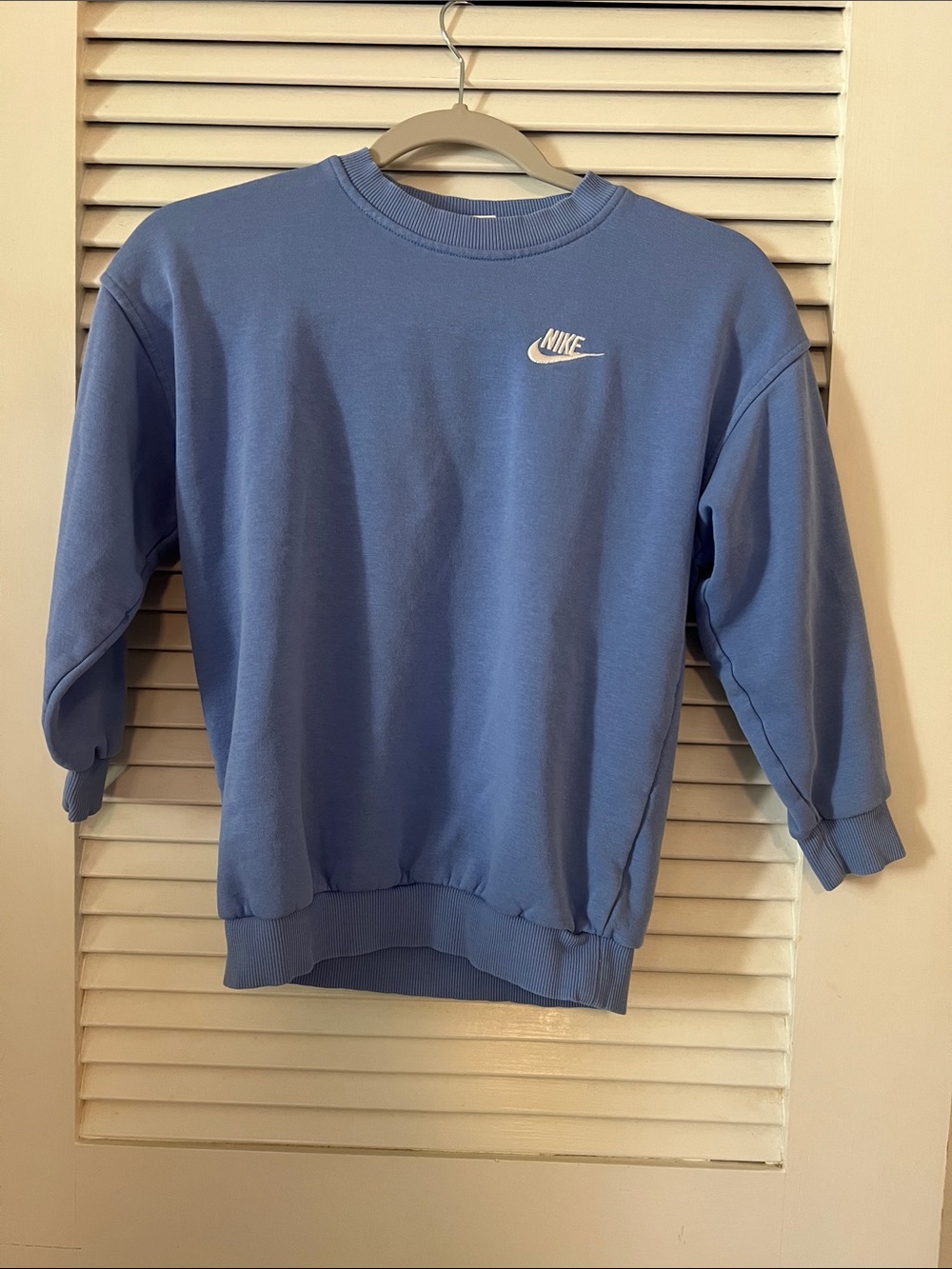 Nike kids Pastel Blue Pullover Sweatshirt